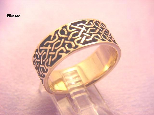 10K Gold Celtic Ring #gldcltcset8a-Click Here to view additional photos