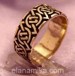 10K Gold Celtic Ring #gldcltcthick6-Click Here to view additional photos