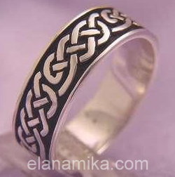 Solid Sterling Silver Celtic Ring #sscltc4