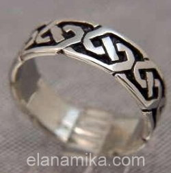 10K White Gold Celtic Ring #whtldcltcring-Click Here to view another photo